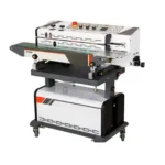 Continuous air suction band sealer